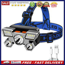 USB Rechargeable 350LM COB LED Headlamp Outdoor Waterproof Portable Head Li