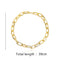Women Men Fashion Necklace Hip Hop Cuban Necklace Inlaid Rhinestone Link Chain