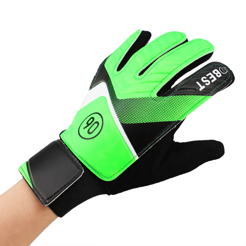 1 Pair Kids Soccer Goalkeeper Gloves Latex Football Hand Gloves (Size 6) Newly