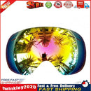 Ski Goggles Anti-Fog Snowboard UV Protection Sports Glasses (Red Lens) Newly