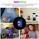 Colour Changing Aquarium Bedside LED Jellyfish Tank Mood Lava Light Night Light