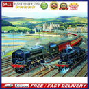 5D DIY Full Round Drill Diamond Paint Train Mosaic Rhinestone Drawing Picture