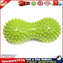 Peanut Shape Massage Ball Stress Relax Body Spiky Massager (Light Green) Newly