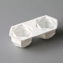 Rhombus Ball Candle Mold Geometric Shape Dessert Mousse Silicone Mould (B) Newly