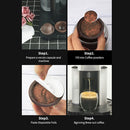 #A Refillable Food Grade Silicone Lid Cover Reusable Caps for Coffee Capsule Cup