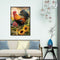 5D DIY Diamond Painting Rooster Sunflower Full Round Rhinestone Wall Art Picture