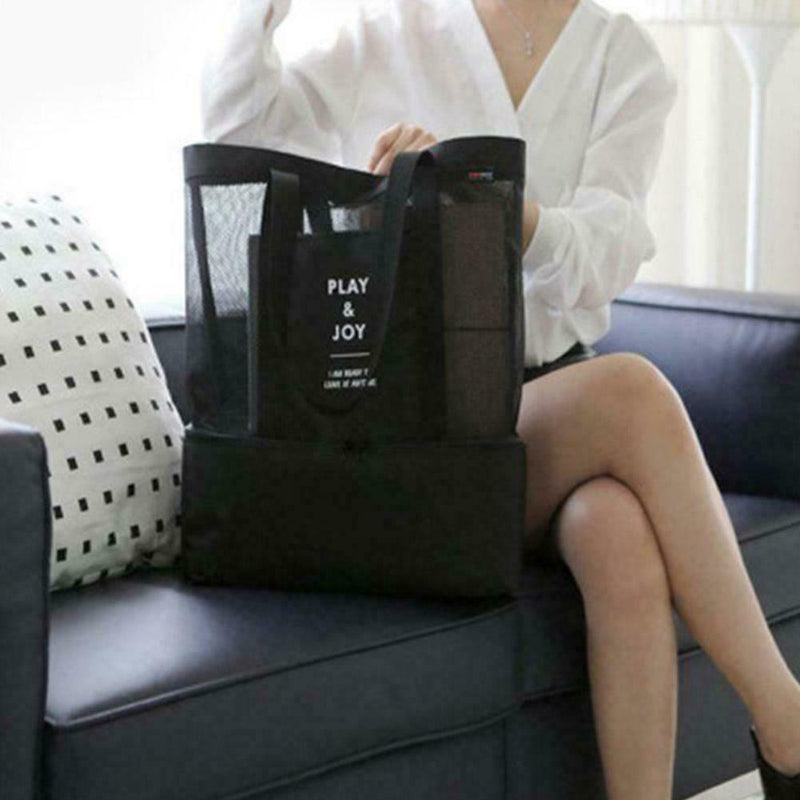 Portable Outdoor Picnic Bags Travel Shoulder Bag Waterproof For Camping V0D0