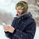 Quick Drying Cycling Helmet Liner Cap Breathable Beanie Hat (Green Camo)