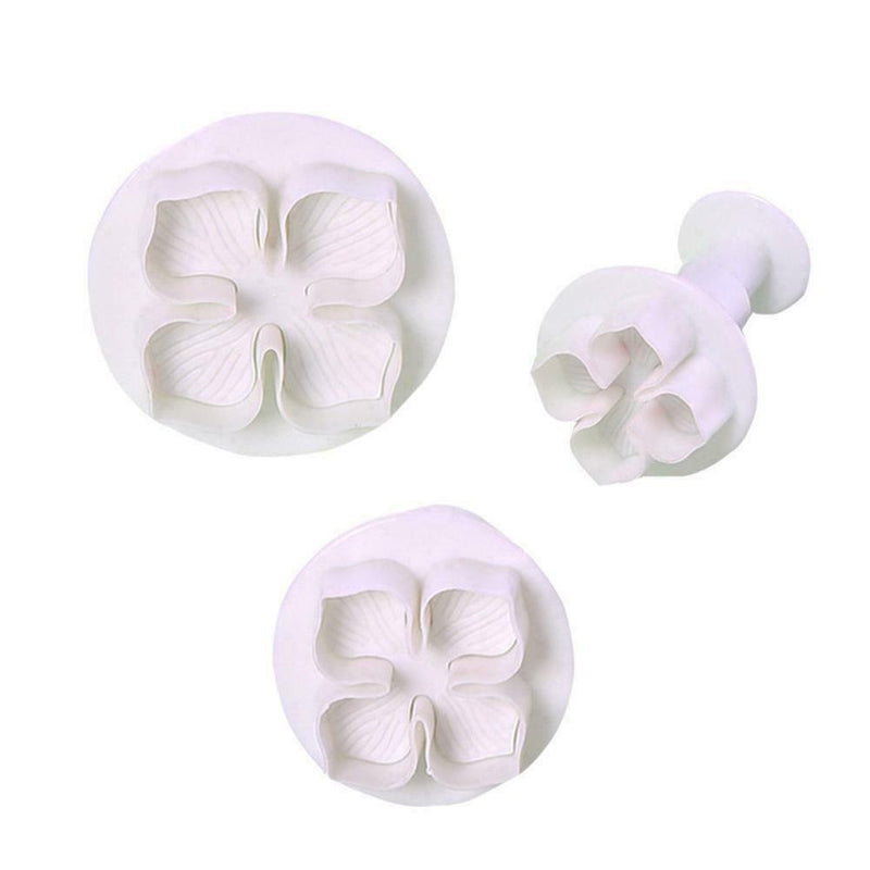 3Pcs / Set Hydrangea Fondant Cake Decorating Sugarcraft Cookie Cutters F7B1