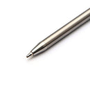Portable Mini Titanium Ballpoint Pen Outdoor Metal Signature Pens (Gray)