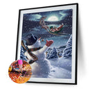 5D DIY Diamond Painting Snowman Full Drill Rhinestone Mosaic Art Picture Decor