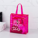 PVC Transparent Handbag Clear Large Capacity Waterproof Shopping Beach Clutch