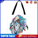 Rainbow horse Printed Shoulder Shopping Bag Casual Large Tote Handbag