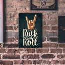 Rock and Roll Retro Metal Plate Tin Sign Plaque Poster for Bar Club Decor