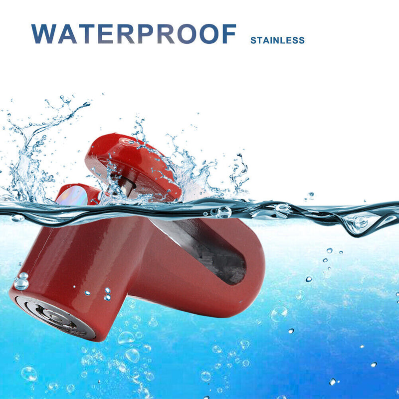 Anti-Theft Disc Brakes Lock w/ Steel Wire for M365 Scooter (Black+Red) Newly