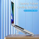 Foldable Laptop Desk Stand Cooling Fans Notebook Computer Holder Bracket Rack