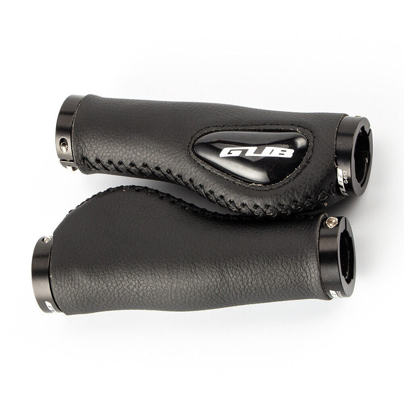 1pairs Bicycle Grips Fiber Leather Mountain Bike Grips Mountain Bike Access