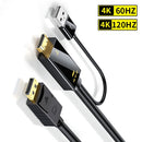 Converter Cable Adapter HDMI 2.0 to Display Port For PS4 XBox Laptop PC