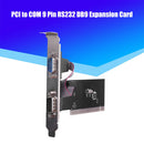 PCI Serial Port Connectors PCI to COM 9 Pin RS232 DB9 Desktop Computer Adapter