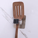 Adhesive Hooks Kitchen Bathroom Wall Mop Hanger Broom Holder Rack (Black) Newly