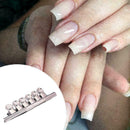 6pcs C-Curve Pinching Clips Set Metal Nail Tools Clamp Acrylic Pincher Gel W8M5
