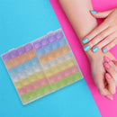 Nail Art Rhinestone Tool Case Jewelry Beads Display Storage Box Organizer Holder