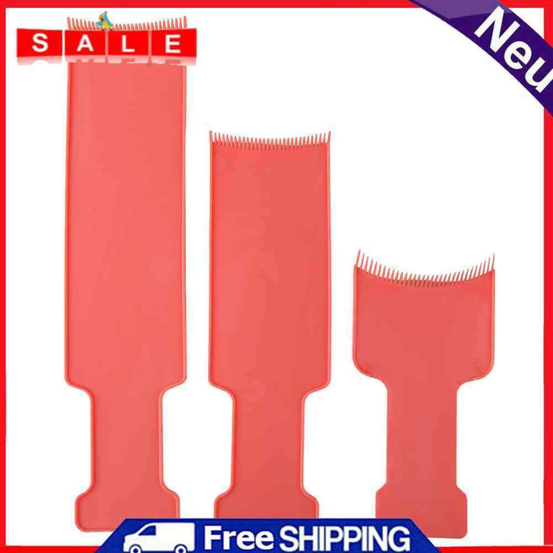 3pcs Hair Dye Dispensing Brush Comb Set Dyeing Coloring Applicator Hair Styling