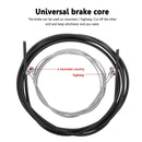 MEROCA Mountain Road Bike Cable Bicycle Brake Inner Wire Tips (Shift Black)