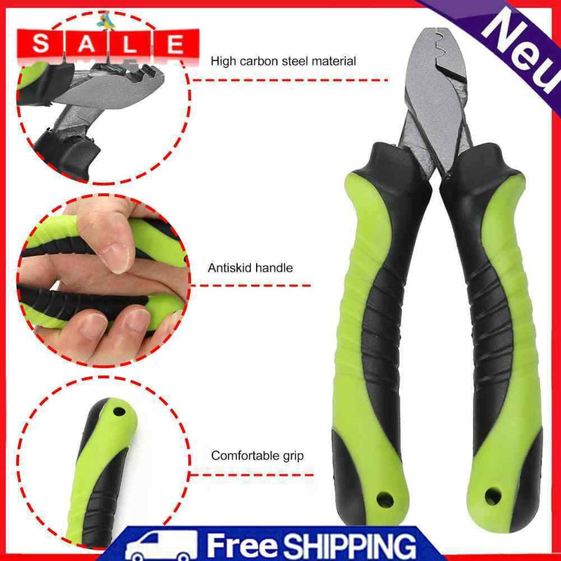 Carp fishing tool multifunctional scissors crimp pliers carbon steel scissors