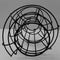 Skelter Egg Deluxe Modern Spiraling Dispenser Rack Space Basket Z7O6 N7A0