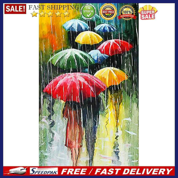 Holds Umbrella Oil Paint By Numbers Wall Art Craft Coloring Drawing for Adults