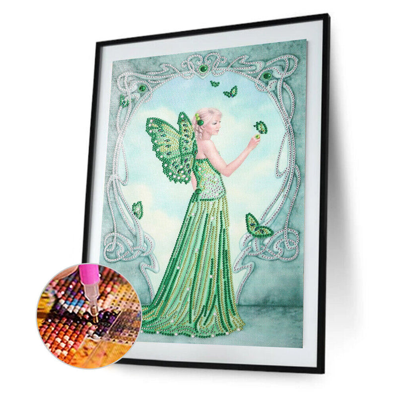 Angel Woman DIY Part Drill Special-Shaped Diamond Painting Mosaic (YX266)