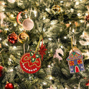 8pcs Christmas Tree Pendant Kit DIY Full Special Shaped Diamond Painting Newly