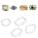 4pcs Plastic Pastry Cookie Biscuit Cutter Cake Decorating Mold Tool