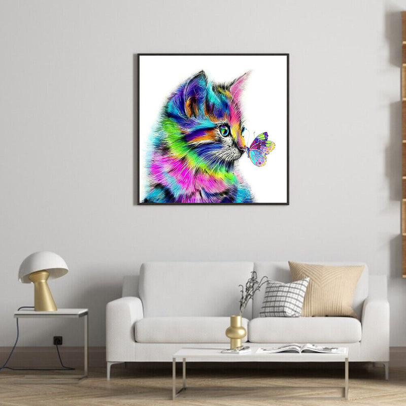 5D DIY Animal Diamond Painting Full Round Drill Mosaic Kits Wall Picture Craf