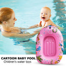 Thickened Inflatable Bathtub Portable Pool Swimming Ring for Kids (Pink) Newly