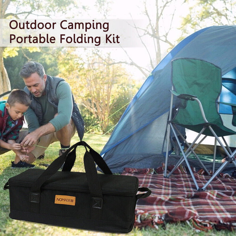 Multipurpose Carry Pouch 600D Oxford Camping Gas Stove Bag Travel Picnic Kit Bag