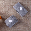 2pcs Morning Sickness Wrist Bands Anti Motion Sickness Wristband (Grey) Newly