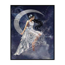 11CT Counted Full Cross Stitch Moon Angel DIY Embroidery Handmade Needlework Art