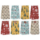 Claus Present Case Candy Package Christmas Gift Bag Shop Loot Cookies Bags
