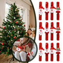12X Christmas Santa Snowman Slap On Bracelet Wrist Band Party Novelty Favor Gif~