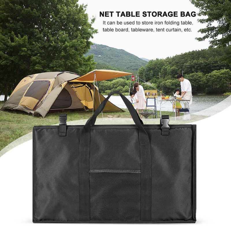 Hiking Camping Tent Folding Table Storage Bag Oxford Waterproof Picnic BBQ Po