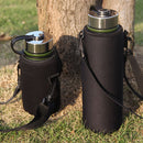 Sports Water Bottles Carrier Bag Pouch Kettle Cup Holder with Shoulder Stra