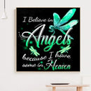 Letter Angel Full Drill Diamond Painting Kit DIY Rhinestone Mosaic Picture Newly
