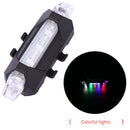 2pcs Scooter Flashlight LED Taillight Rainproof USB Charging Cycling Access