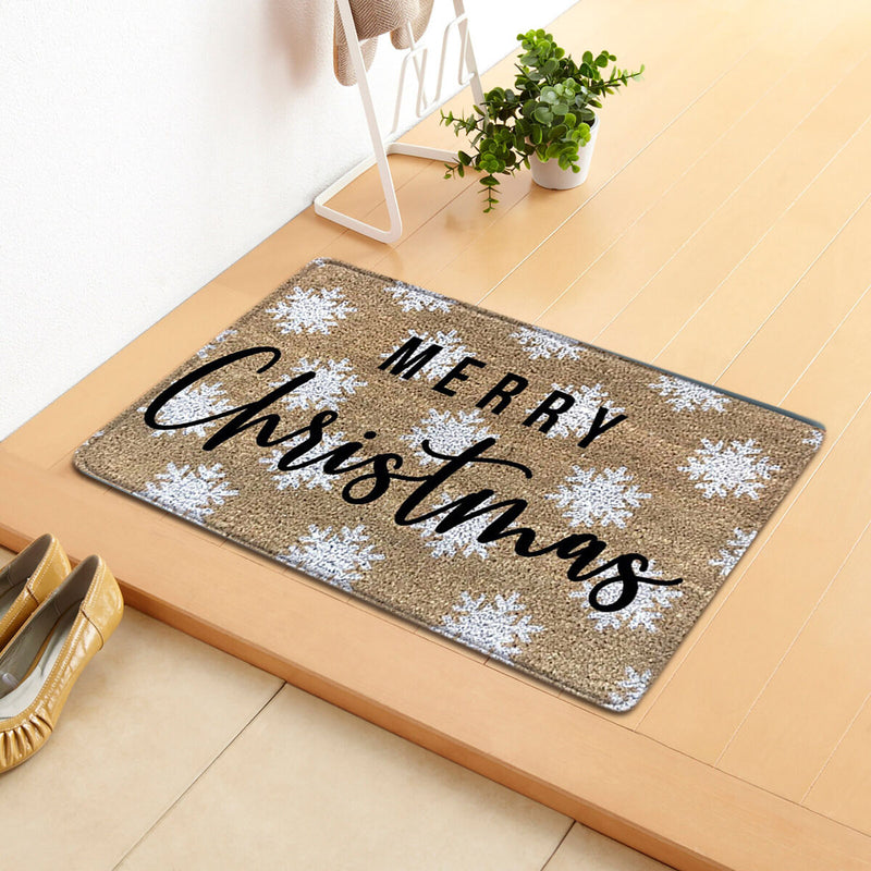 Christmas Floor Mat Tree Letter Non Slip Entrance Carpet (PJ210815-A005)