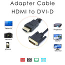 Pin Adapter Cables DVI HDMI Cable DVI to HDMI-compatible Cable Digital Cable
