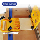 28pcs Woodworking Extended Feather Loc Board Kit Adjustable Bench Saw Tool