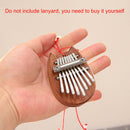Mini Sapele Plate Kalimba Musical Instrument Beginners Finger Piano Mbira Sanza