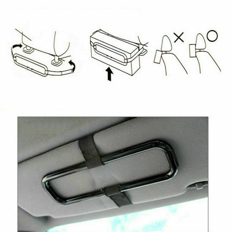 Tissue Box Hanging Holder Paper Car Sun Visor Napkin Seats Back Bracket Clip